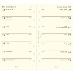 Filofax 2026 Refill | Personal | Uge