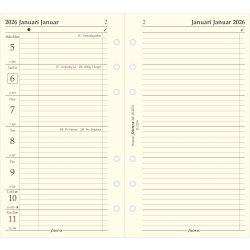 Filofax 2026 Refill | Personal | Uge + Notat