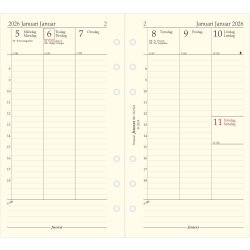 Filofax 2026 Refill | Personal | Uge | Højformat