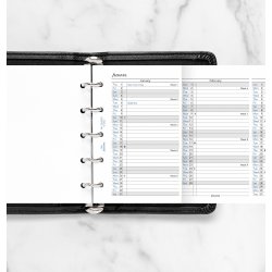 Filofax 2026 Refill | Mini | Årsplan | Engelsk