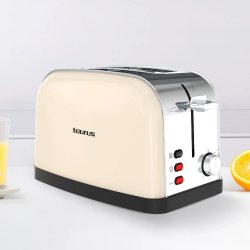 Taurus Brødrister Vintage 2 Skiver, Cream