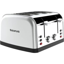 Taurus Brødrister Vintage Four 4 Skiver, stål
