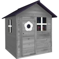 NORDIC PLAY Legehus 158x148x132 cm, grå/sort