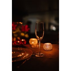 Securit® Amsterdam LED fyrfadslys, 12 stk., hvid