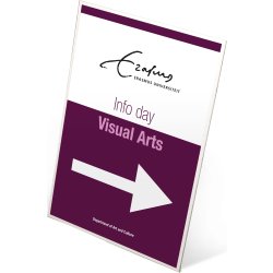Peleman Print & klämdisplay | A4 | Vit