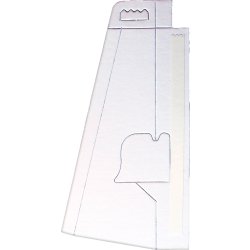 Base til Print & klæb display | 4xA4 | Hvid