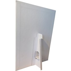 Base til Print & klæb display | A4 | Hvid