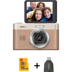 Kodak Digitalkamera Pixpro C1 CMOS 5x 16MP, brun