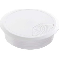 Bordplade 180x90, hvid decor lam., hvid rosette