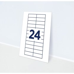 Badgepoint Printbare indstik 64x22mm, til Polar 20