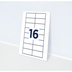 Badgepoint Printbare indstik 74x34mm, til Polar 35