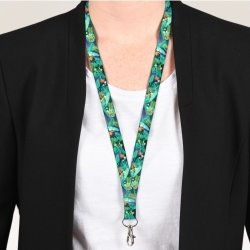 Avery R4828T Nøglesnor, Tropical-print karabinhage