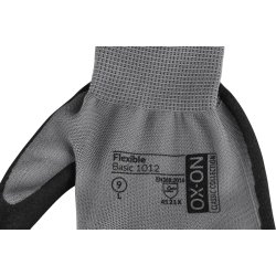 OX-ON Arbejdshandske Flexible Basic 1012, Str 11