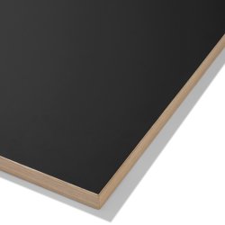 Egon Eiermann bordplade 1200x800x30 mm, Sort