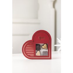 Xocolatl Red Heart 4 stk, 38g