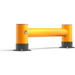 Rack-Mammut påkørselsværn t/reolende, enkel, 1,2 m