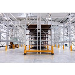 Rack-Mammut påkørselsværn t/reolende, enkel, 1,2 m