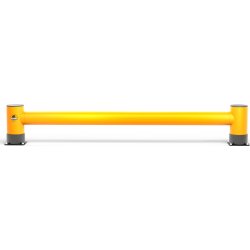 Rack-Mammut påkørselsværn t/reolende, enkel, 2,5 m