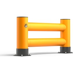 Rack-Mammut påkørselsværn t/reolende,dobbelt,1,2 m