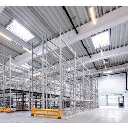 Rack-Mammut påkørselsværn t/reolende,dobbelt,1,2 m