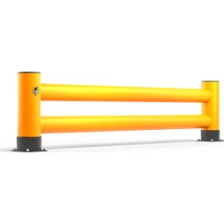 Rack-Mammut påkørselsværn t/reolende,dobbelt,2,5 m