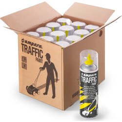 Traffic gulvmarkeringsmaling, 500ml, gul