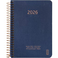 Kozo 2026 Kalender | A6 | Uge | Navy