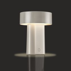 Zone Oblong Lampe H18 cm, varm grå