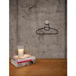 Zone Oblong Lampe H18 cm, varm grå