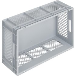 Lagerkasse perforeret 50 lit,(LxBxH) 60x40x23,6 cm
