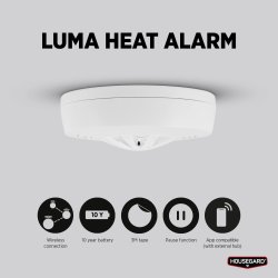 Housegard HA450 Luma trådløs varmealarm