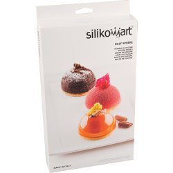 Silikomart Bageform halvrund 6 stk, Ø7cm, 8cl