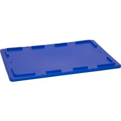 PPS-Axjo Låg til stabelkasse 600x400 mm, blå