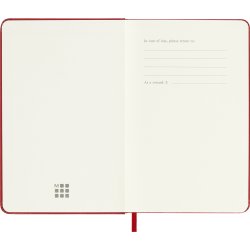 Moleskine 2026 Kalender | H | Uge | Poc. | Rød