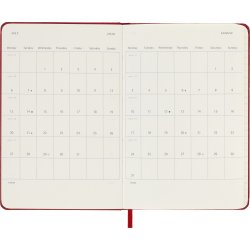 Moleskine 2026 Kalender | H | Uge | Poc. | Rød