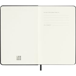 Moleskine 2026 Kalender | H | Uge | Poc. | Sort