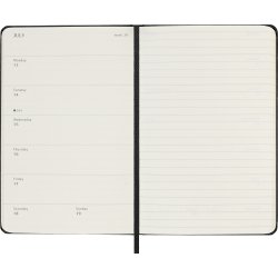Moleskine 2026 Kalender | H | Uge | Poc. | Sort