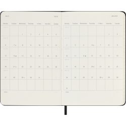 Moleskine 2026 Kalender | H | Uge h. | Poc. | Sort