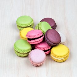 Silikomart Bagemåtte, Macarons, rød, 30x40cm