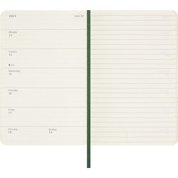 Moleskine 2026 Kalender | S | Uge | Poc. | Grøn