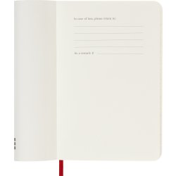 Moleskine 2026 Kalender | S | Uge | Poc. | Rød