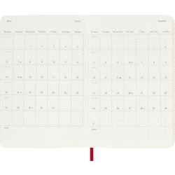 Moleskine 2026 Kalender | S | Uge | Poc. | Rød
