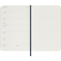 Moleskine 2026 Kalender | S | Uge | Poc. | Blå