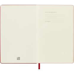 Moleskine 2026 Kalender | H | Dag | Poc. | Rød