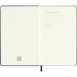 Moleskine 2026 Kalender | H | Dag | Poc. | Blå
