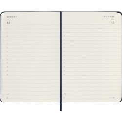 Moleskine 2026 Kalender | H | Dag | Poc. | Blå
