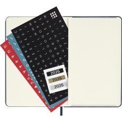 Moleskine 2026 Kalender | H | Dag | Poc. | Blå