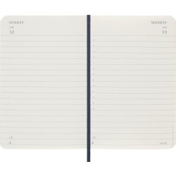 Moleskine 2026 Kalender | S | Dag | Poc. | Blå