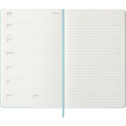 Moleskine 2026 Kalender | H | Uge | L | Lys blå