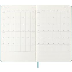 Moleskine 2026 Kalender | H | Uge | L | Lys blå